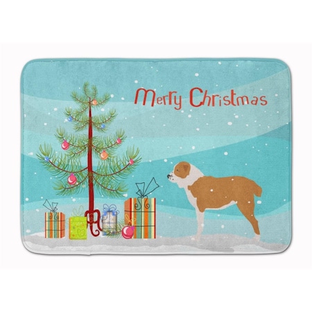 Carolines Treasures Central Asian Shepherd Dog Christmas Machine Washable Memory Foam Mat BB2946RUG